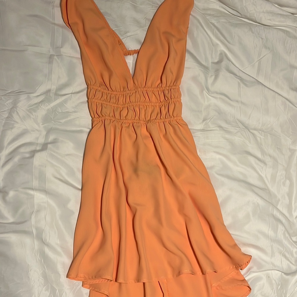 Orange Mini Dress